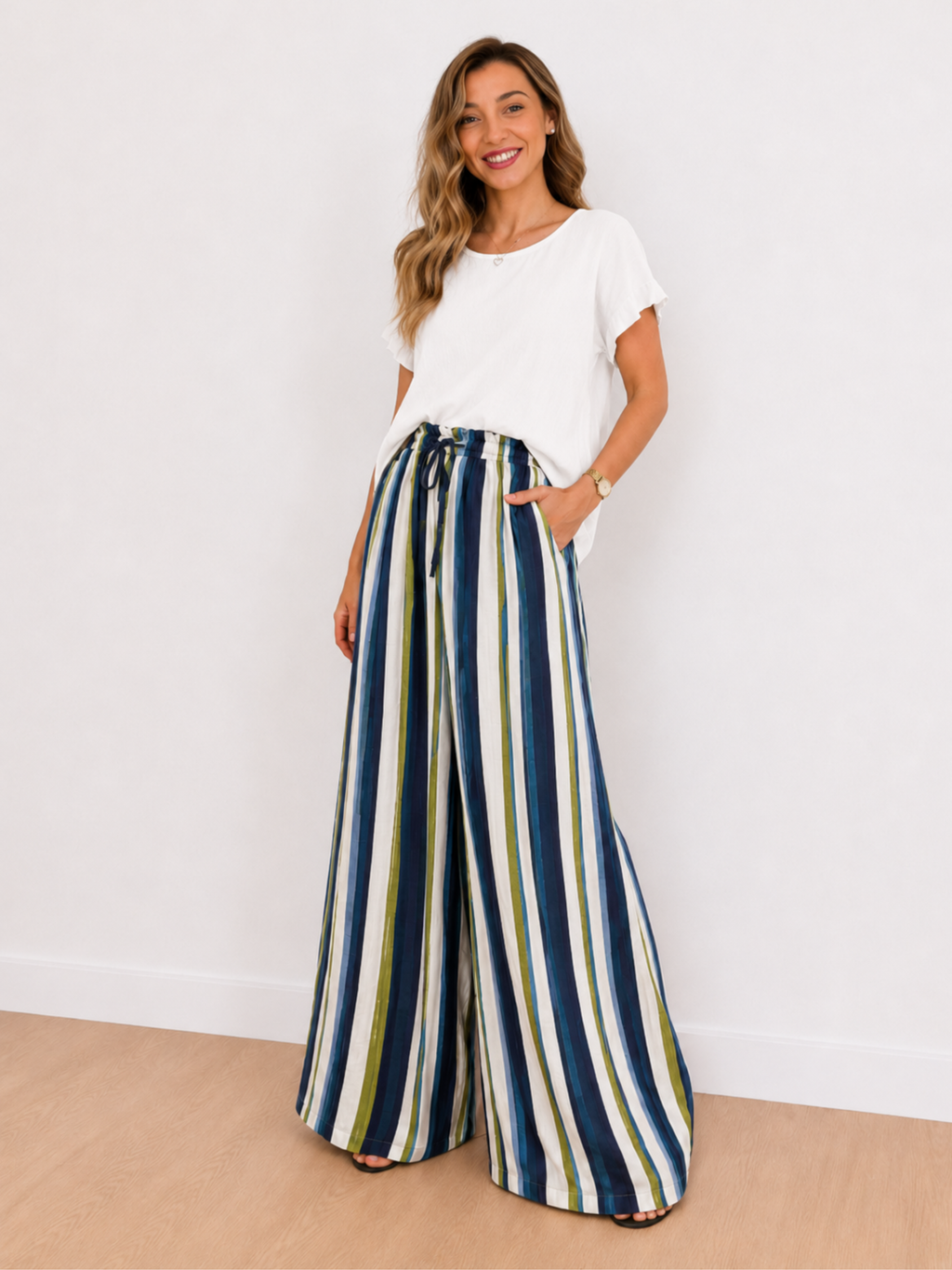 PANTALÓN RAYAS ALGODÓN