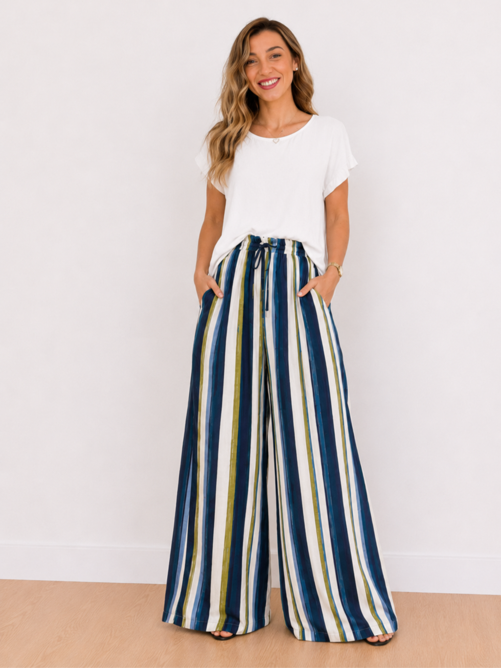 PANTALÓN RAYAS VISCOSA