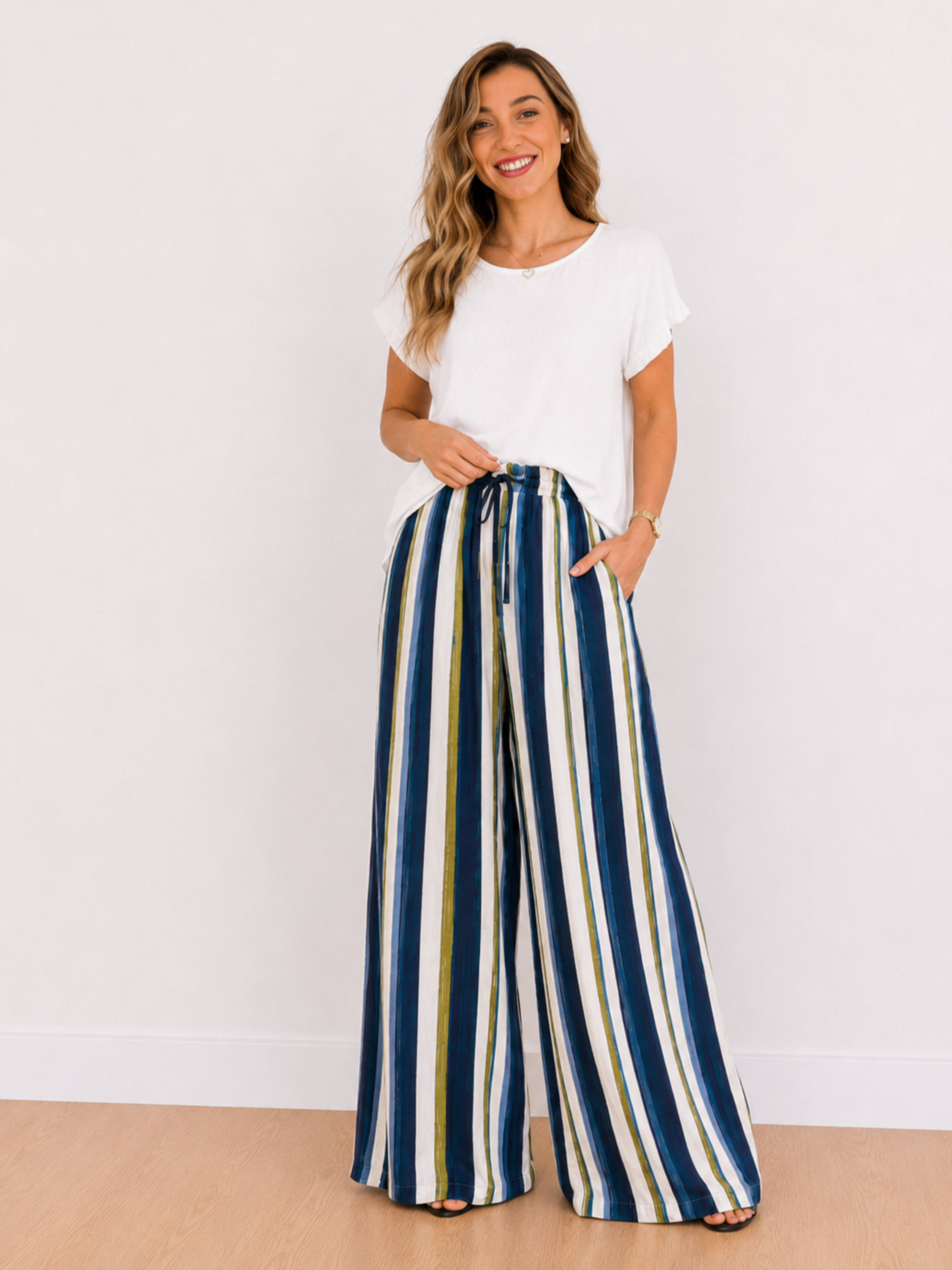 PANTALÓN RAYAS ALGODÓN