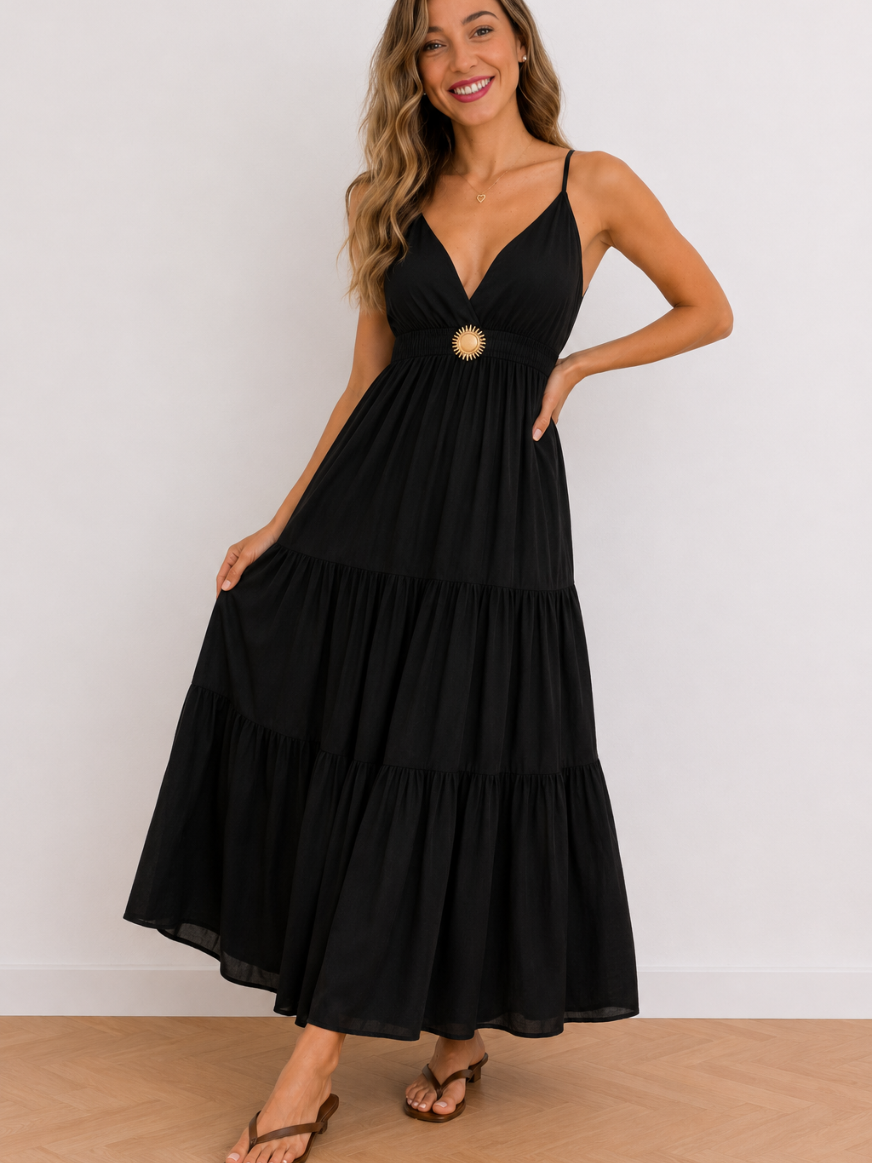 VESTIDO SOL VOLANTE