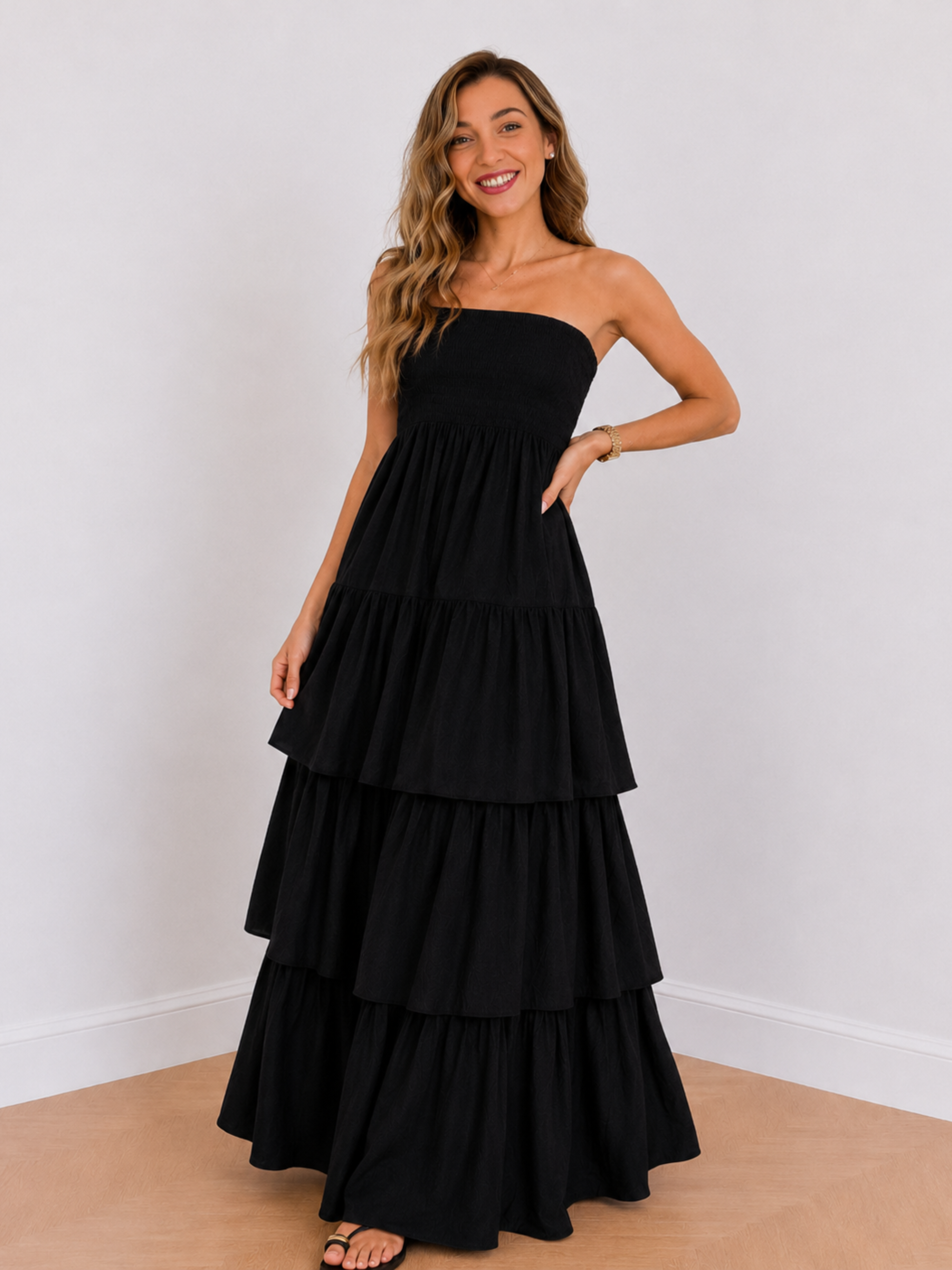 VESTIDO VOLANTES