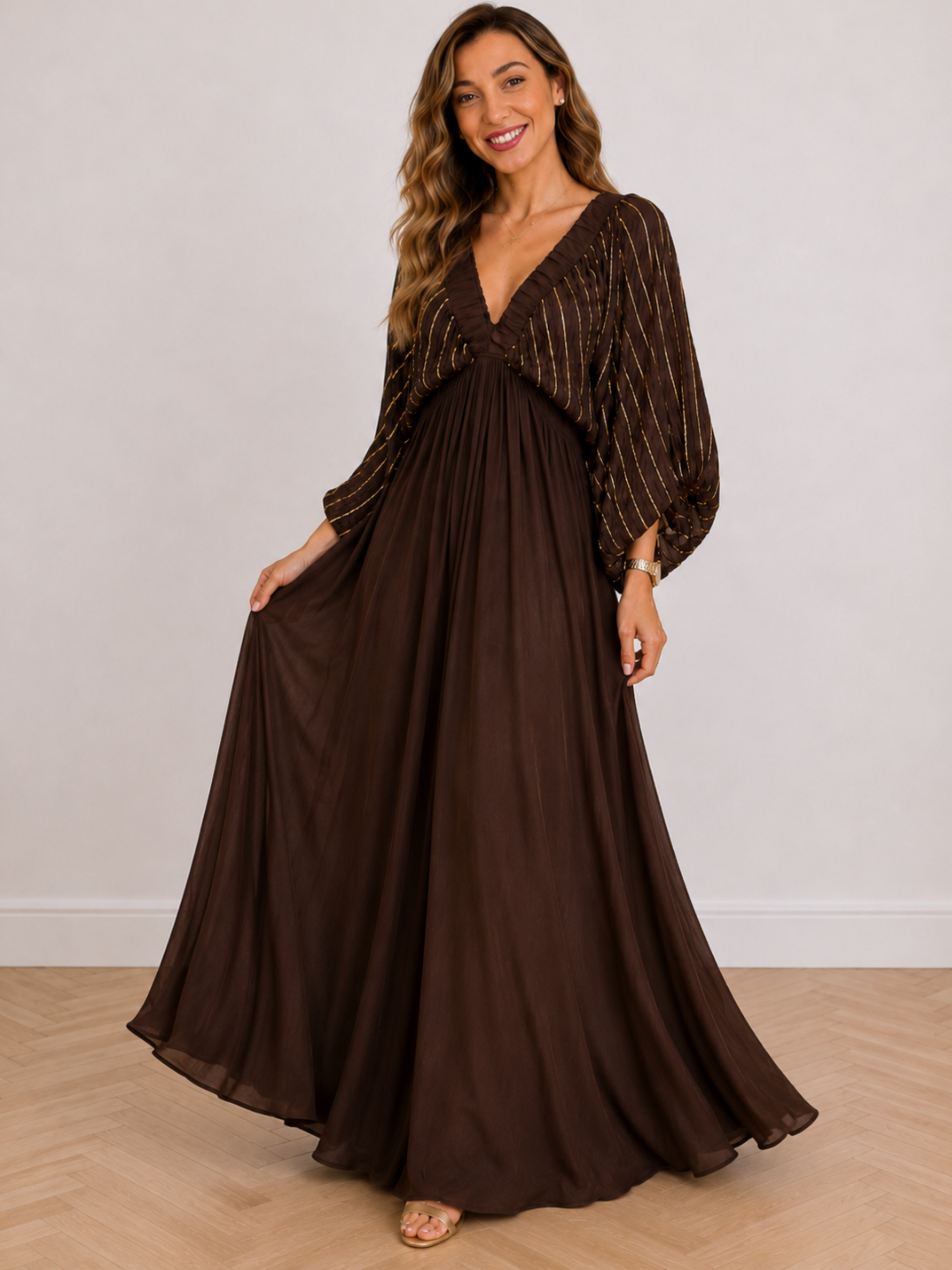 VESTIDO MANGA CAMIL