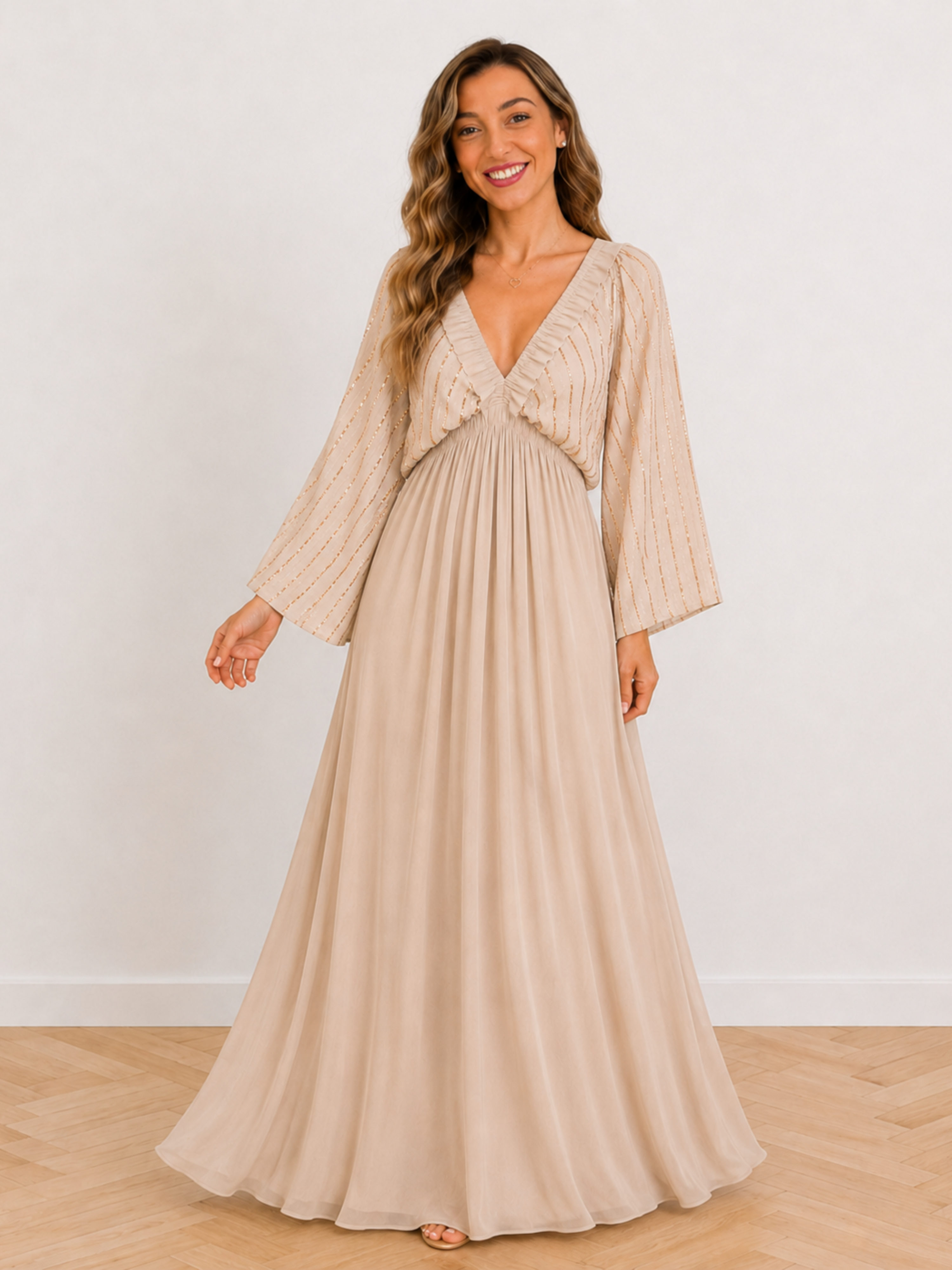 VESTIDO MANGA CAMIL