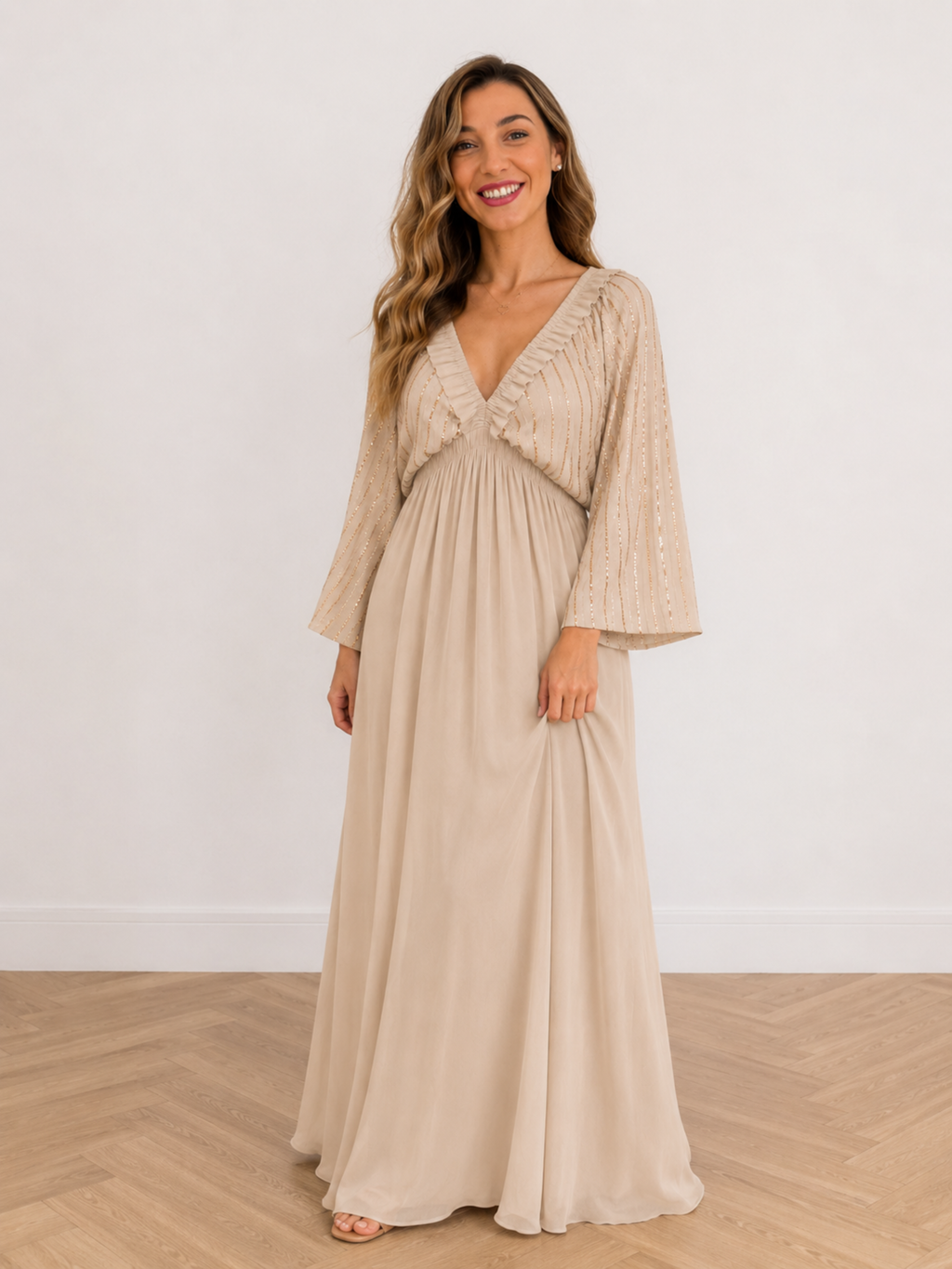 VESTIDO MANGA CAMIL