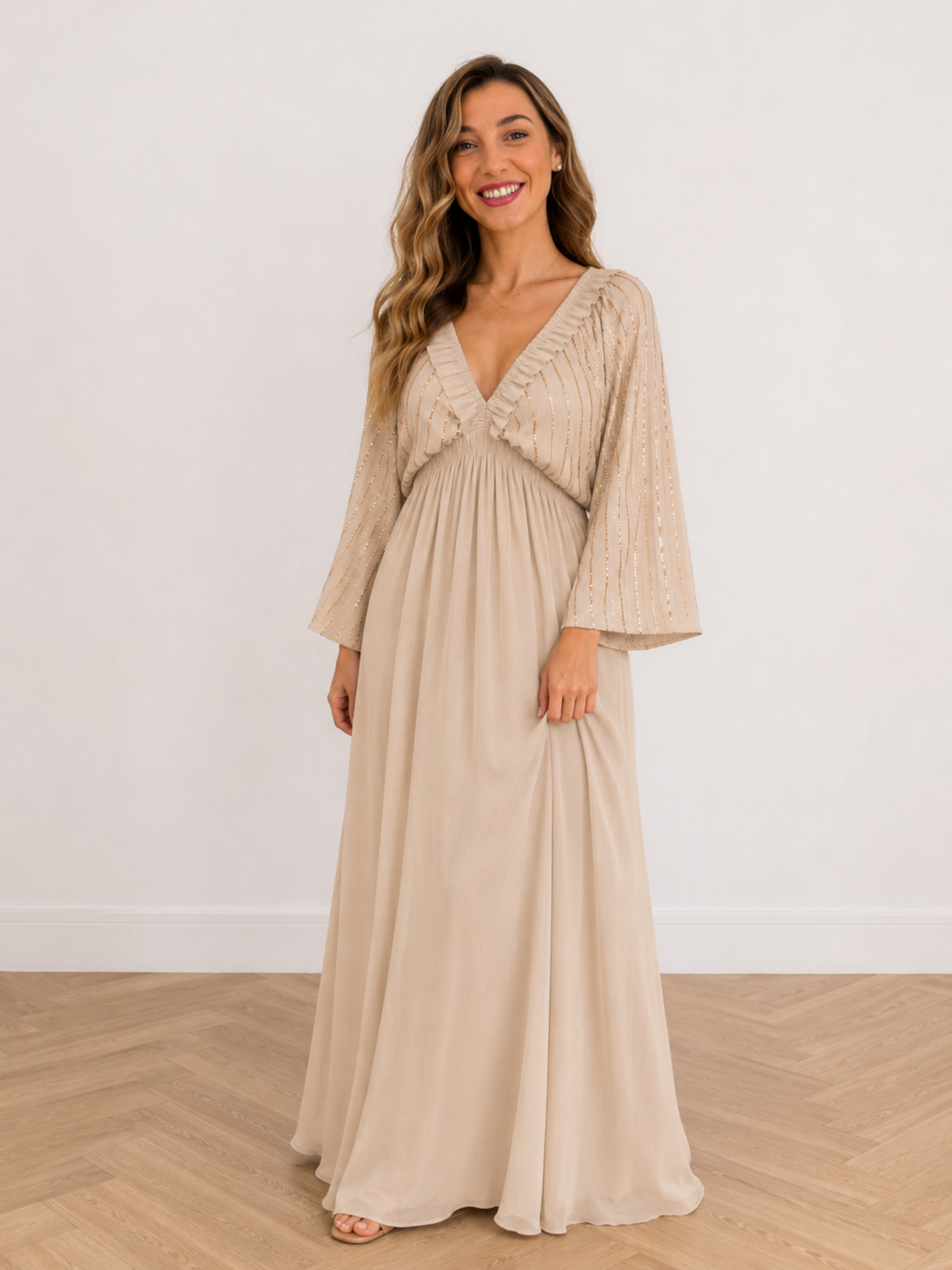 VESTIDO MANGA CAMIL
