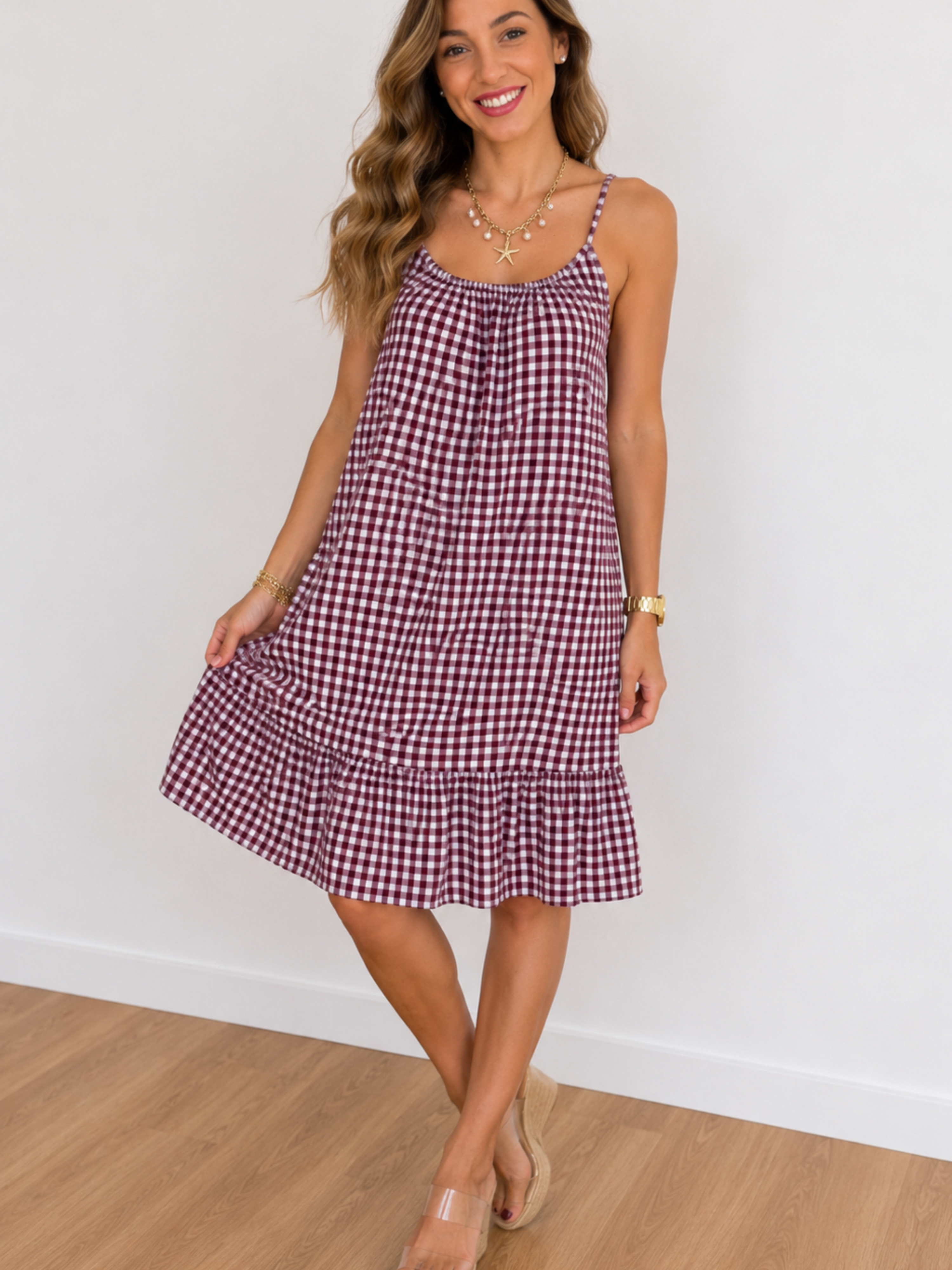VESTIDO CUADROS VICHY
