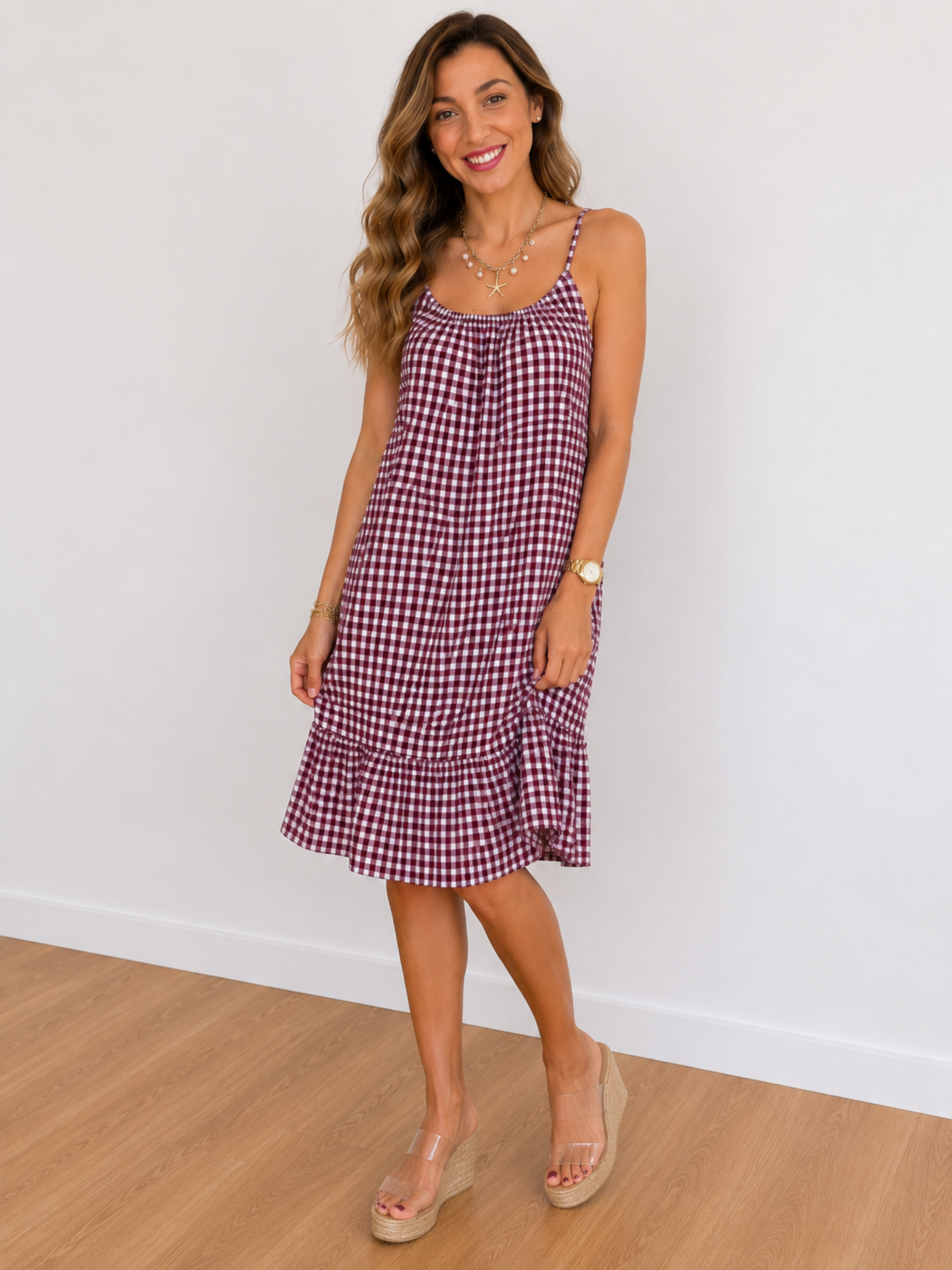 VESTIDO CUADROS VICHY