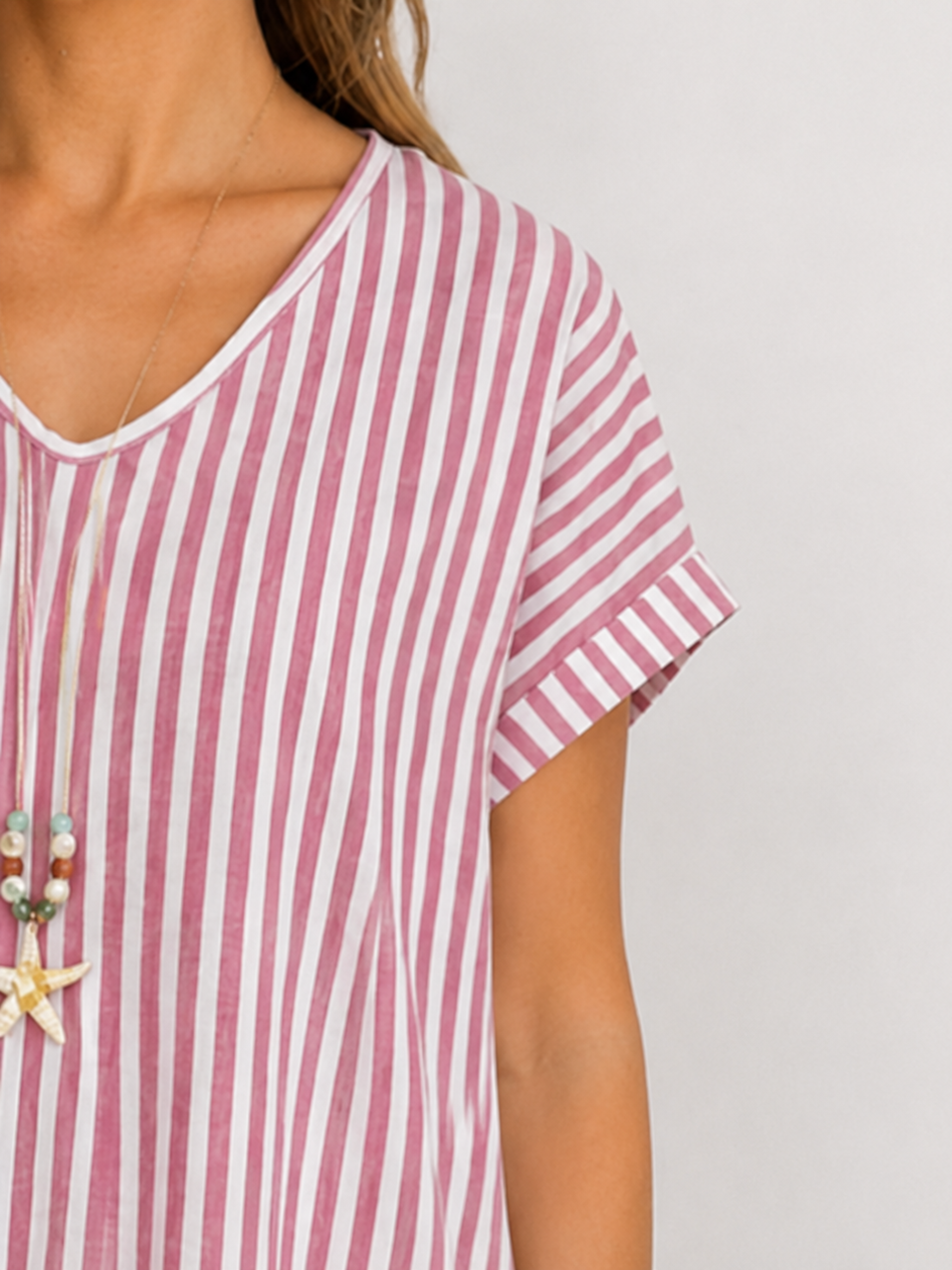 VESTIDO RAYA + COLLAR