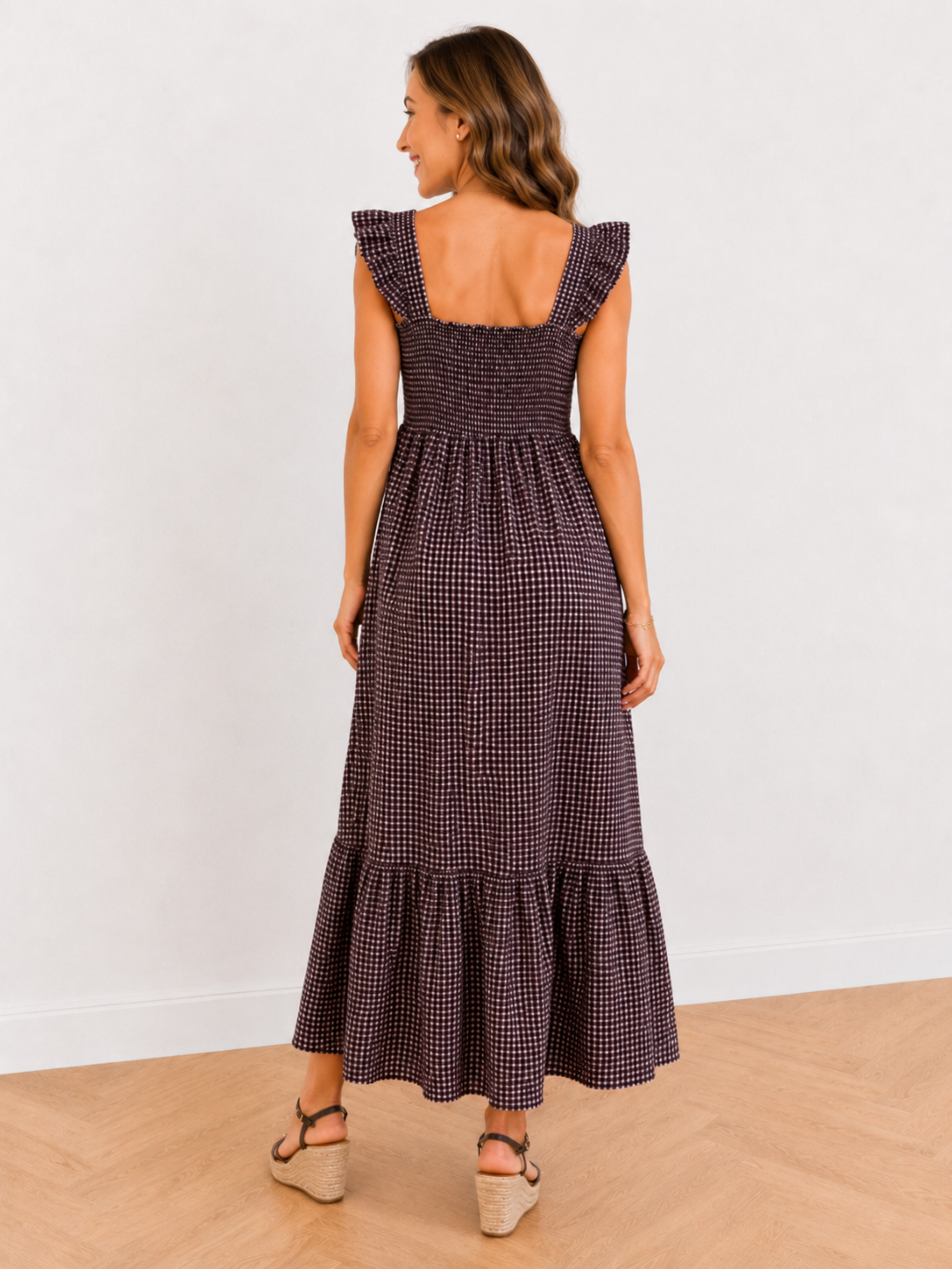 VESTIDO VICHY BUGANVILLA