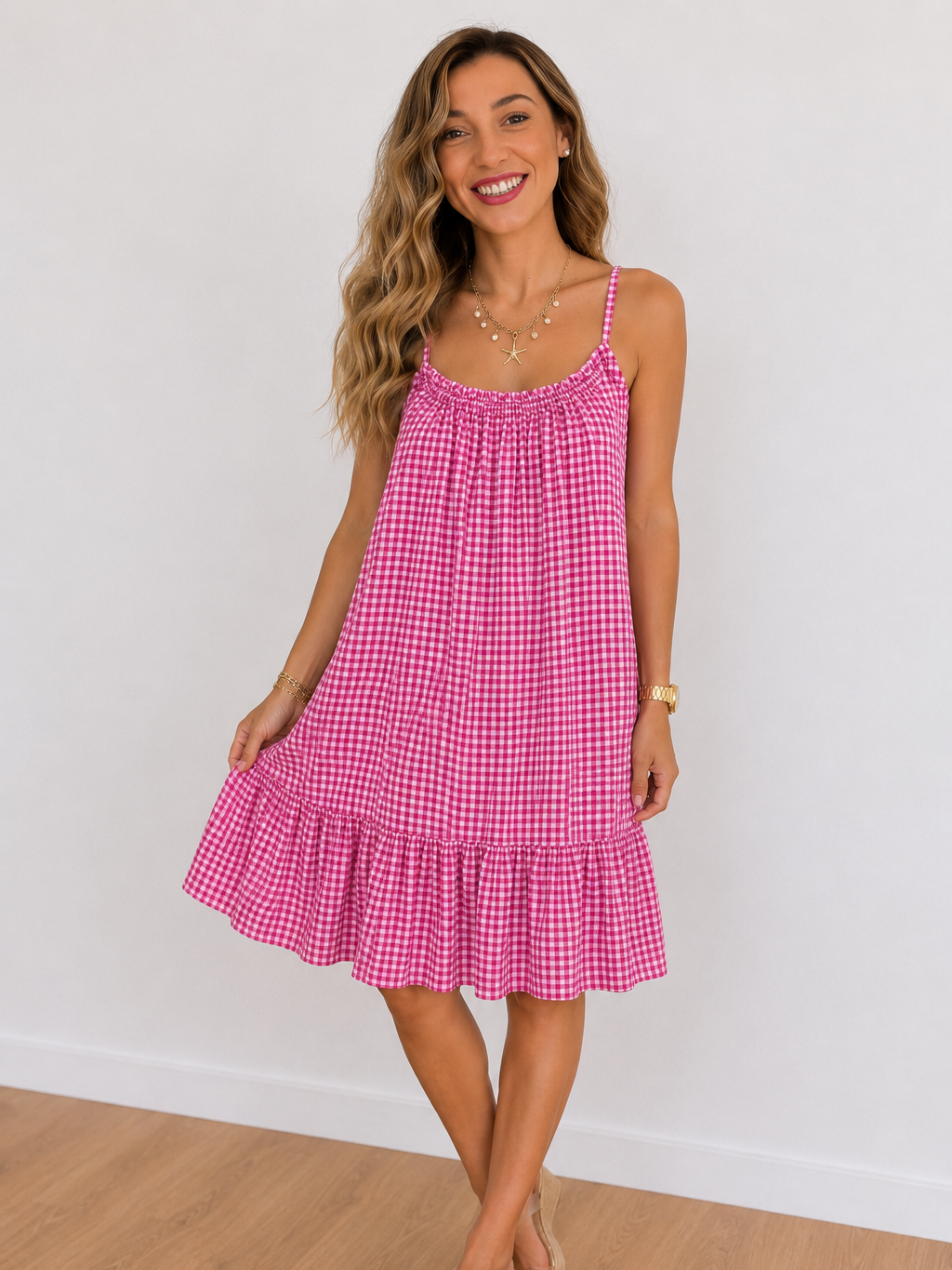 VESTIDO CUADROS VICHY