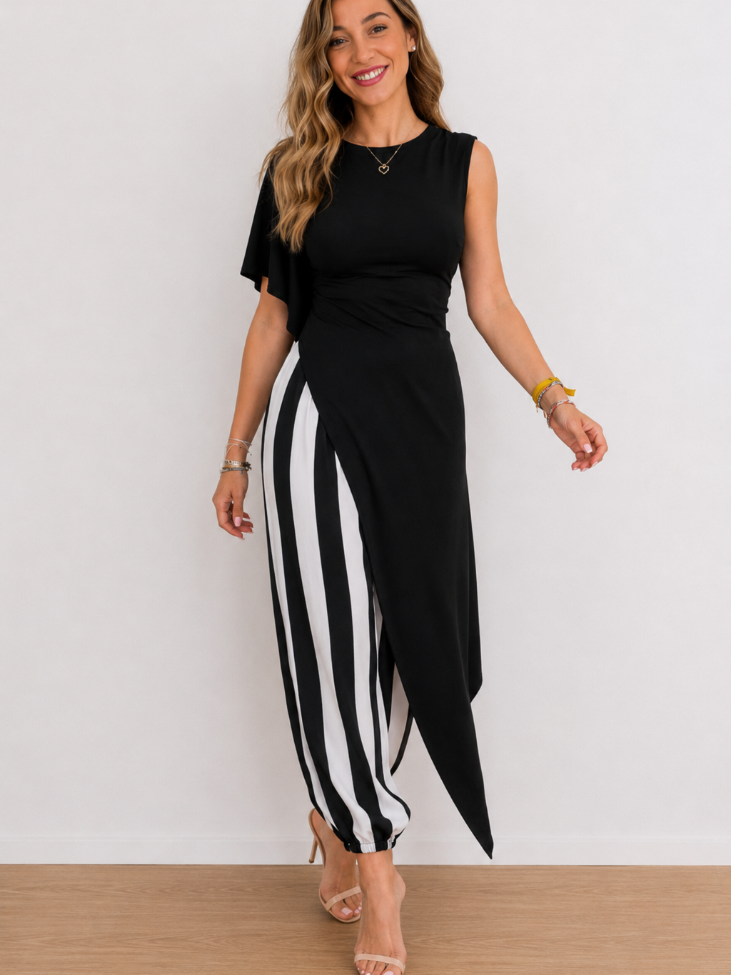 BLUSA ASIMÉTRICA LICRA