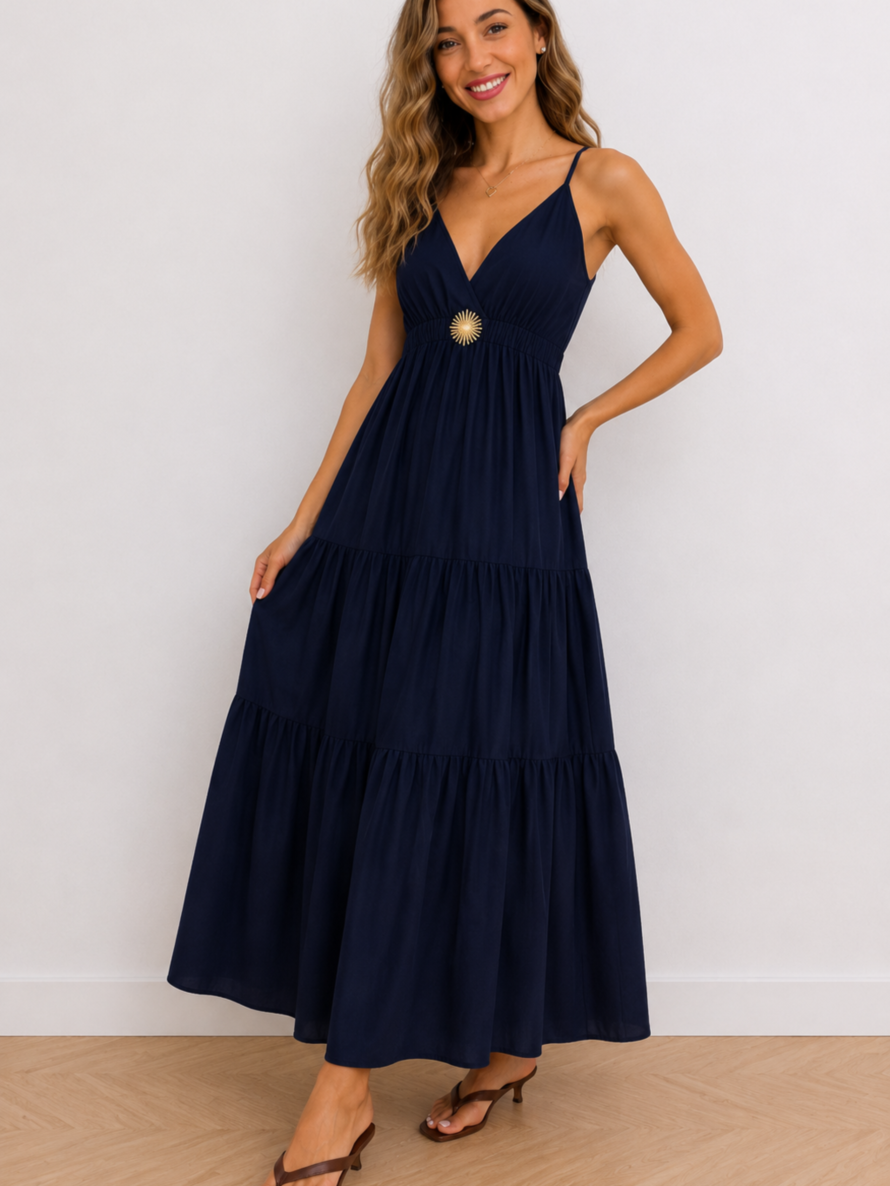 VESTIDO SOL VOLANTE