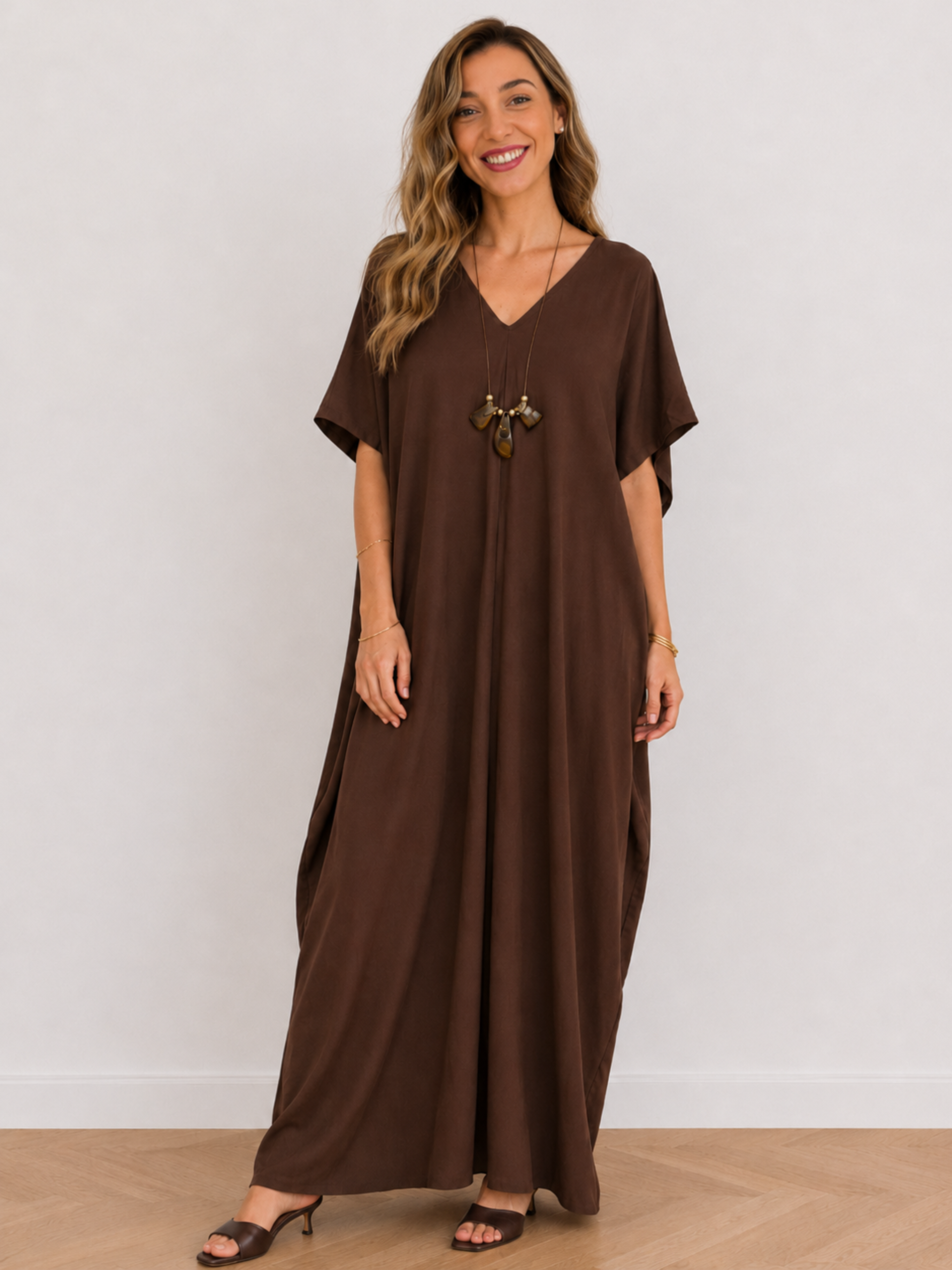 VESTIDO MALDIVAS (INCLUYE COLLAR DE REGALO)
