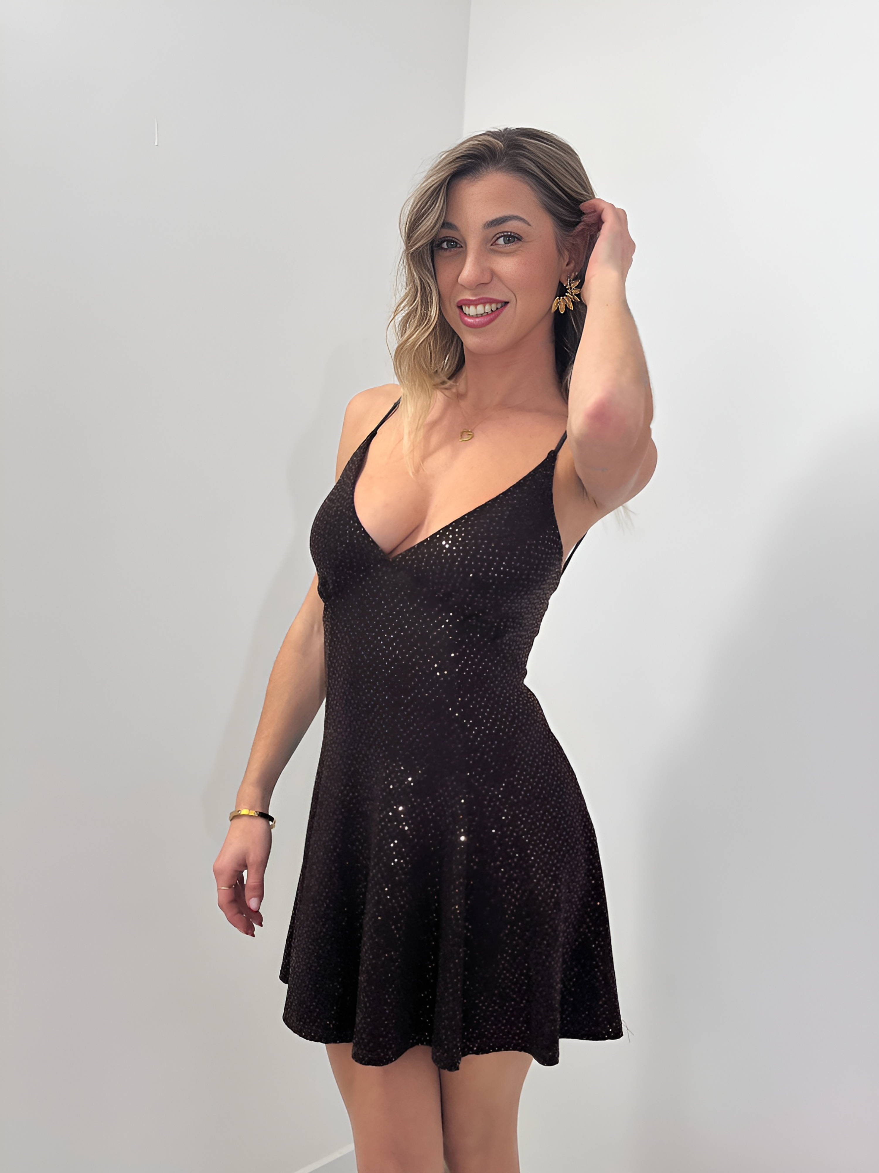 VESTIDO LAURENT MARRÓN