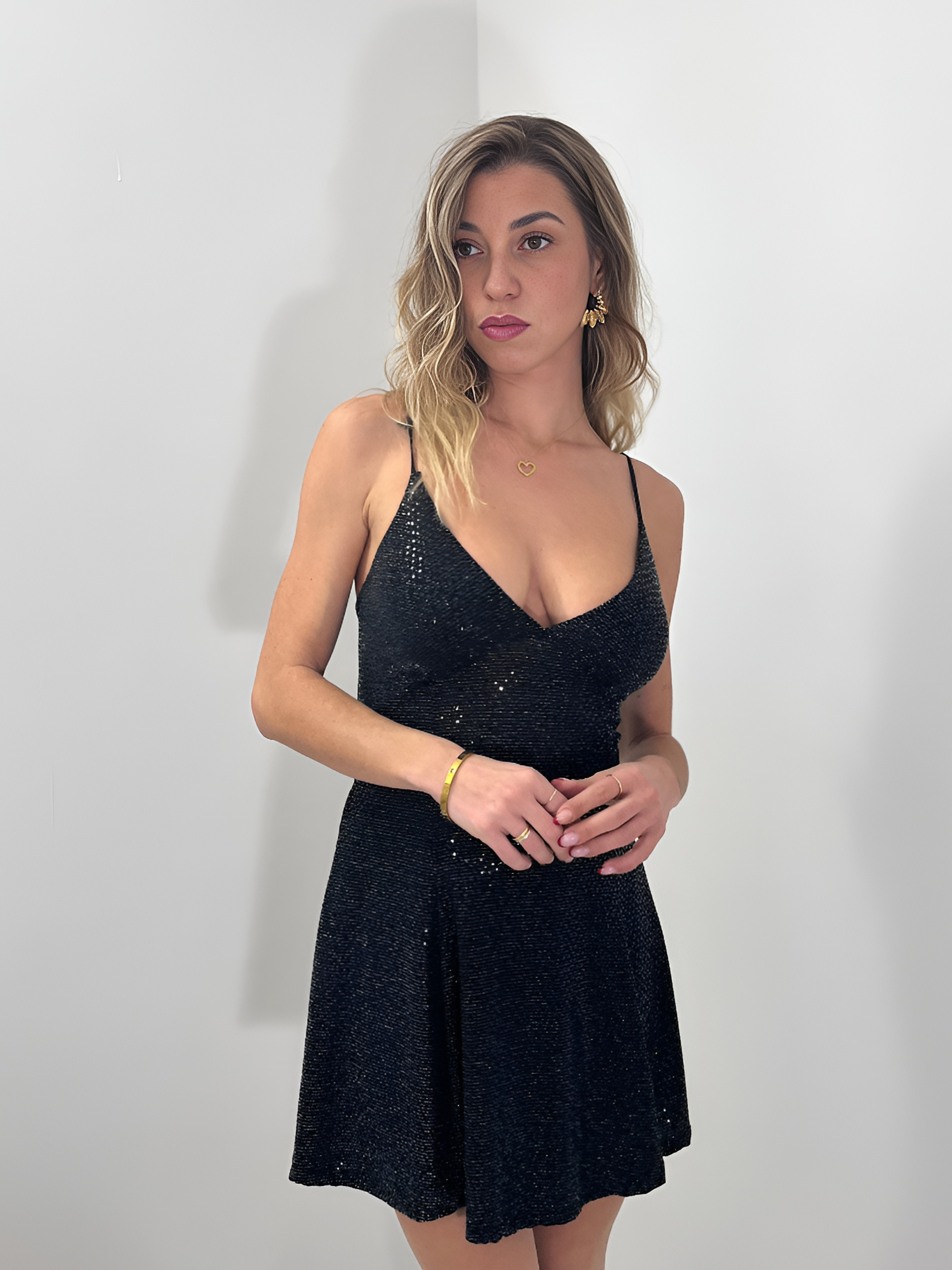 VESTIDO LAURENT NEGRO