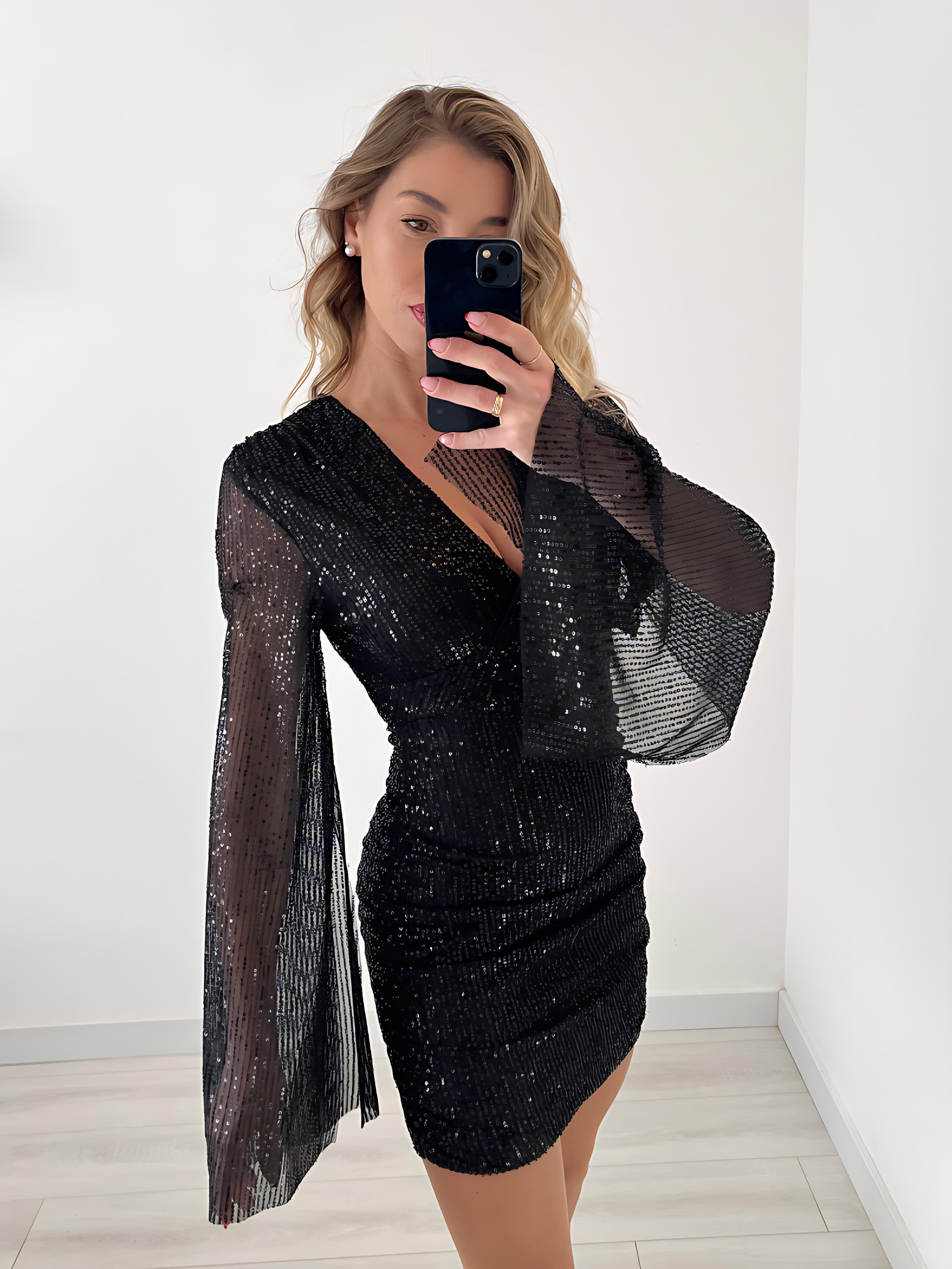 VESTIDO DUBAIT LENTEJUELAS