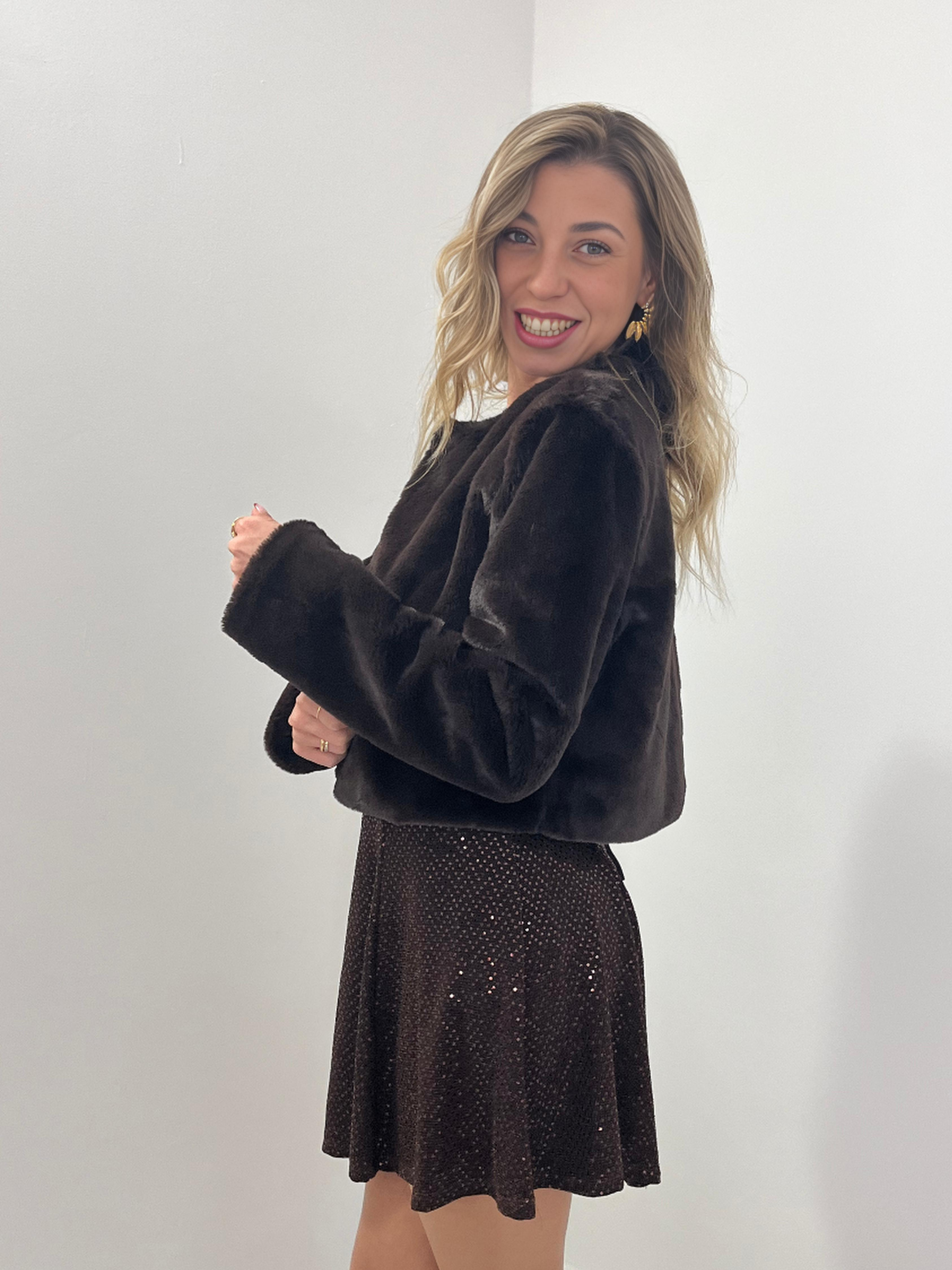 ABRIGO VELVET MARRÓN