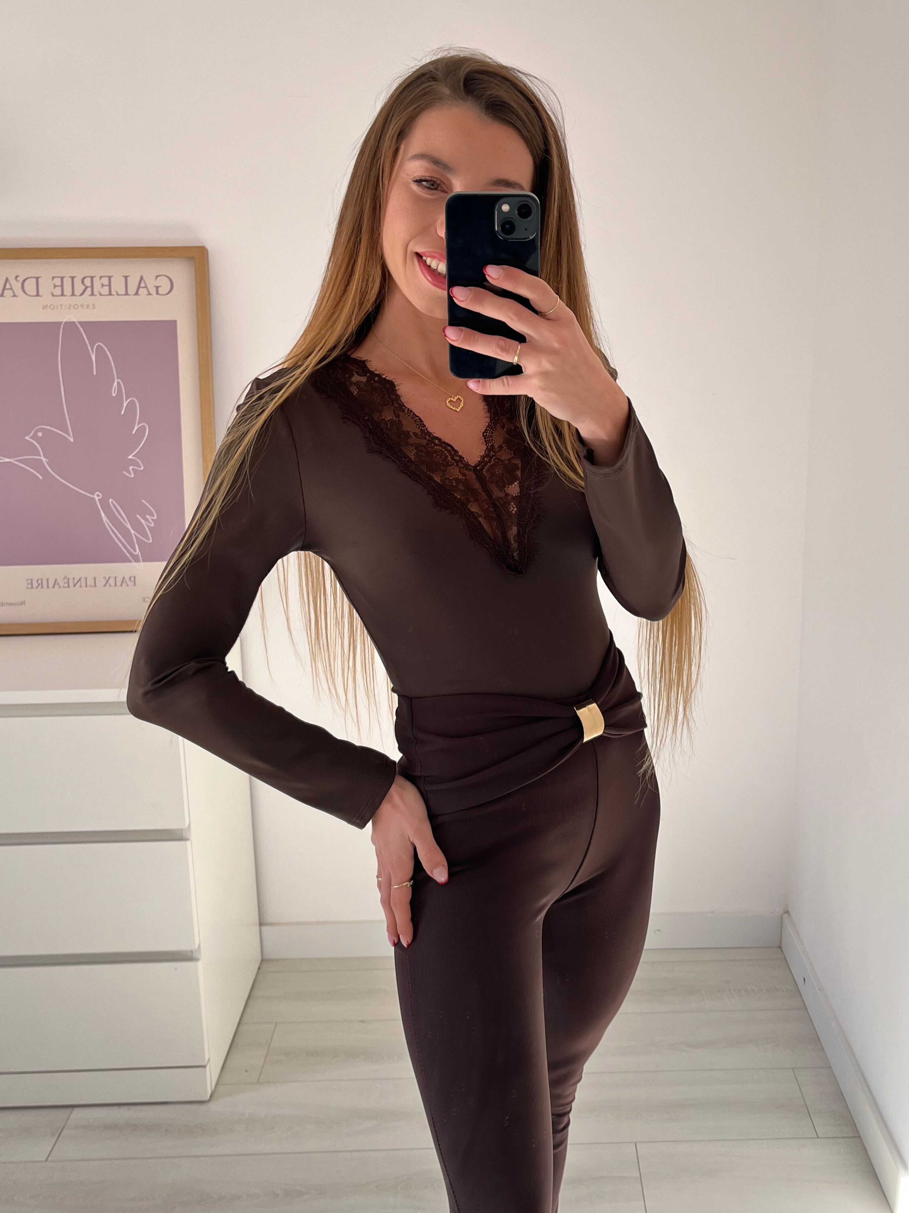 BODY MOLDEADOR SCUBA ENCAJE