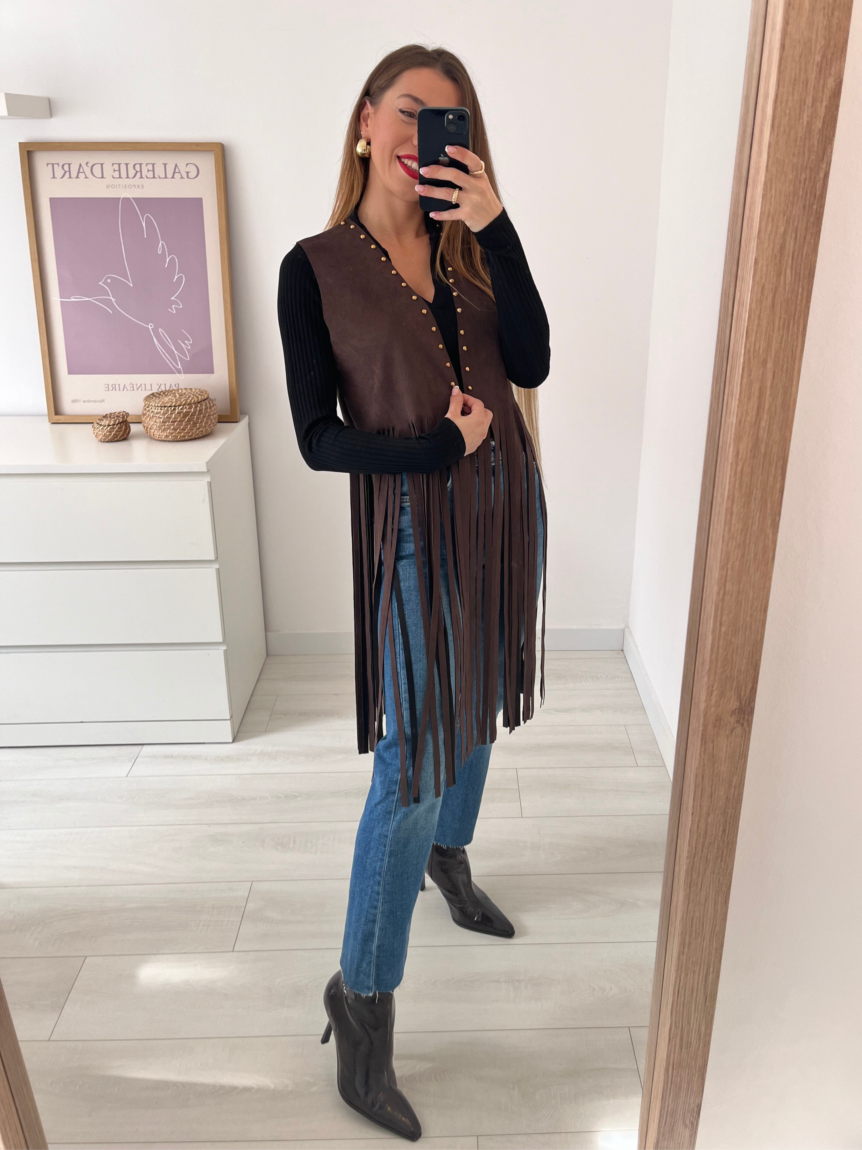 CHALECO GAIA CON FLECOS