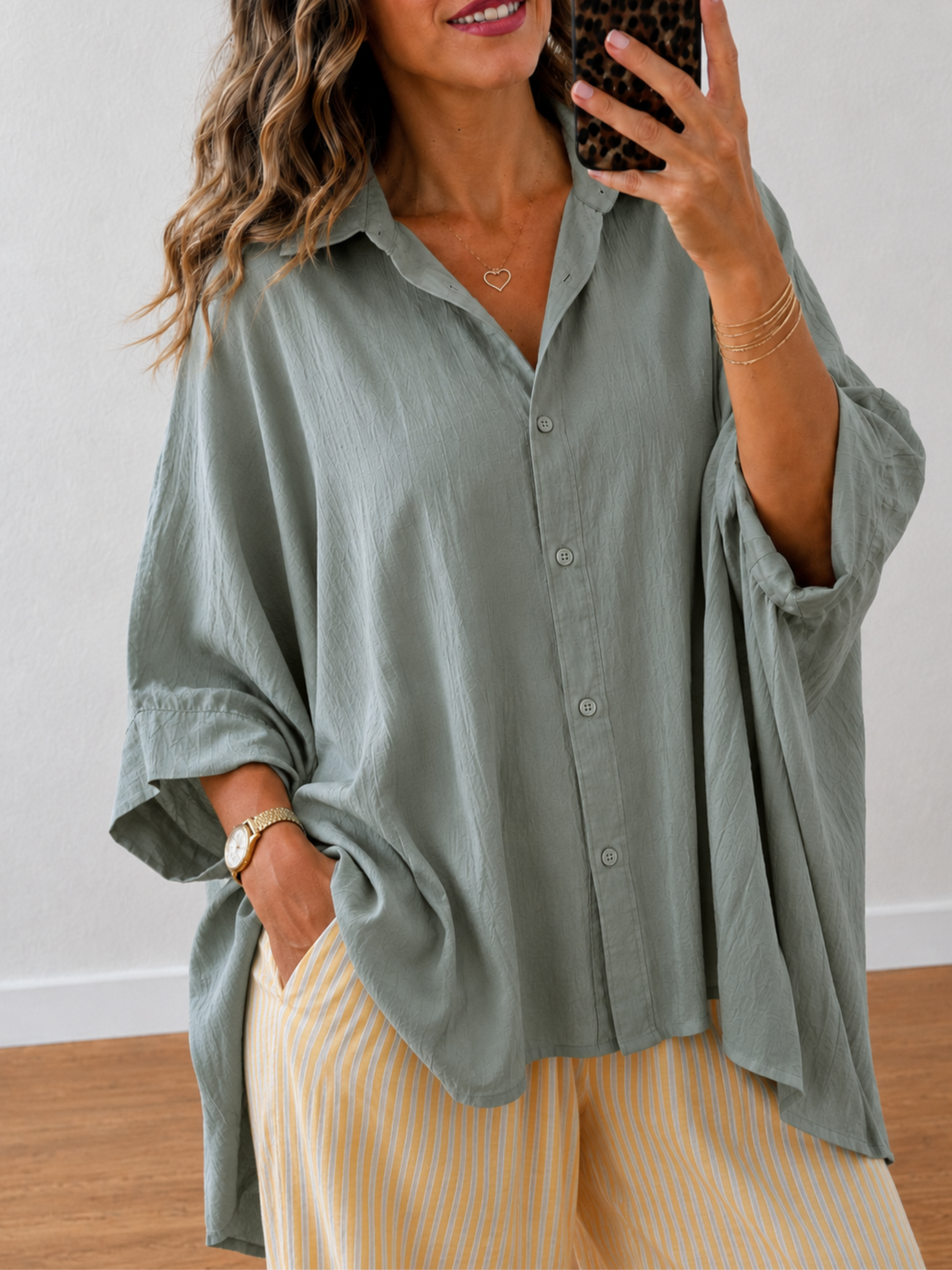 CAMISA CORTA ALGODÓN