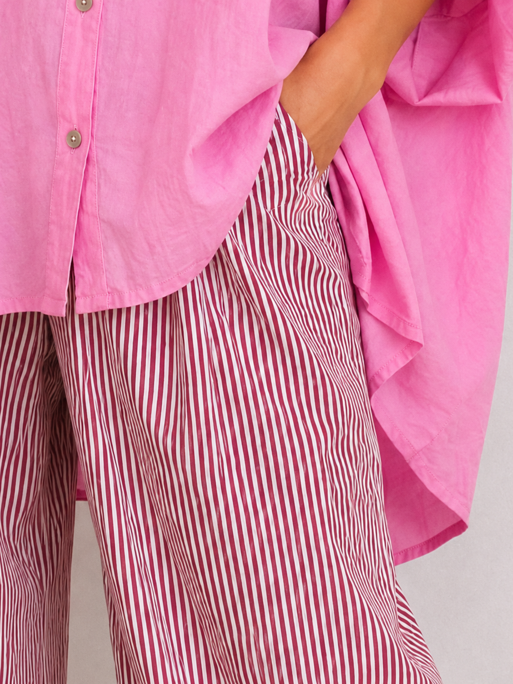PANTALÓN LINO RAYA