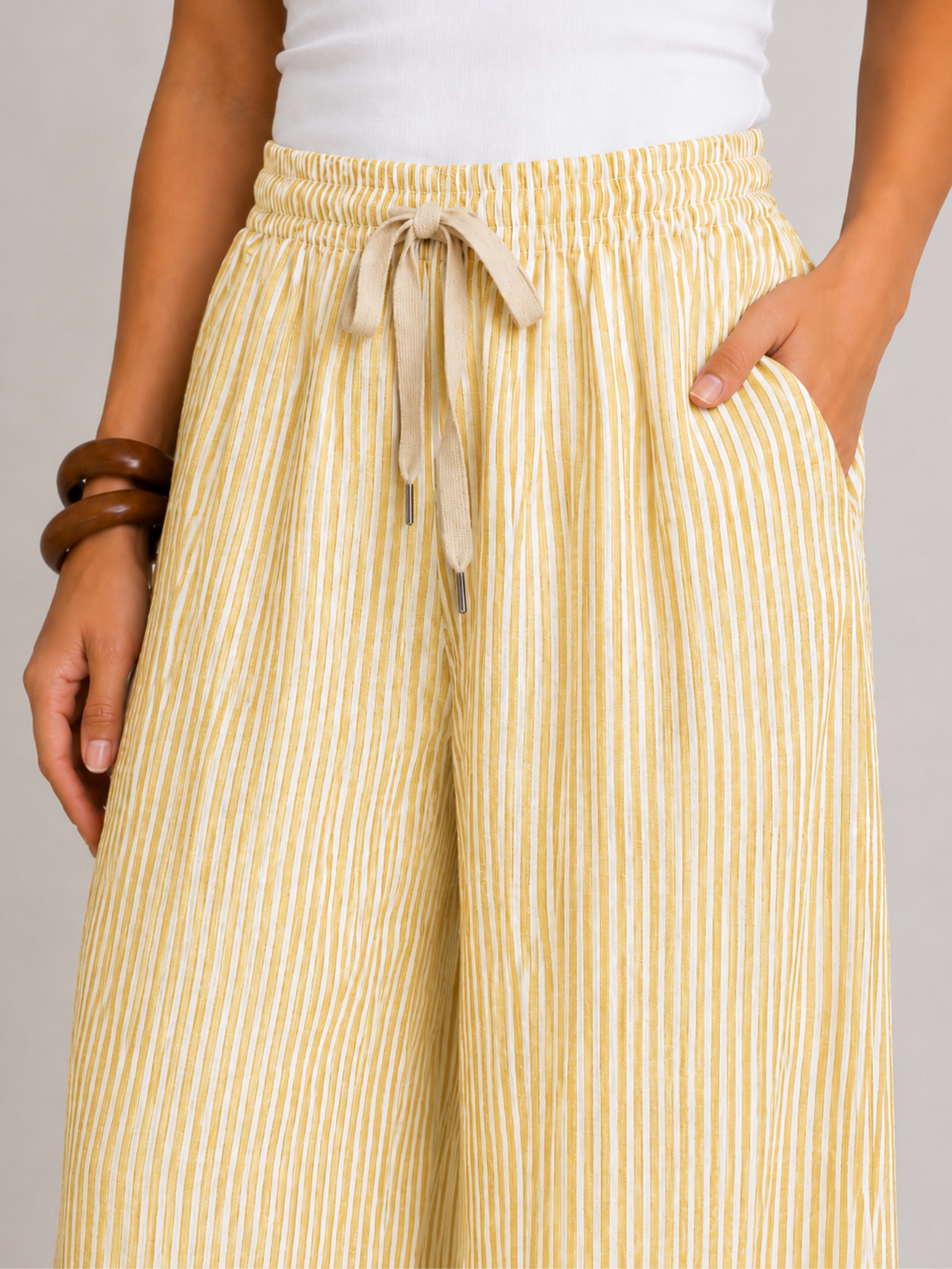 PANTALÓN LINO RAYA