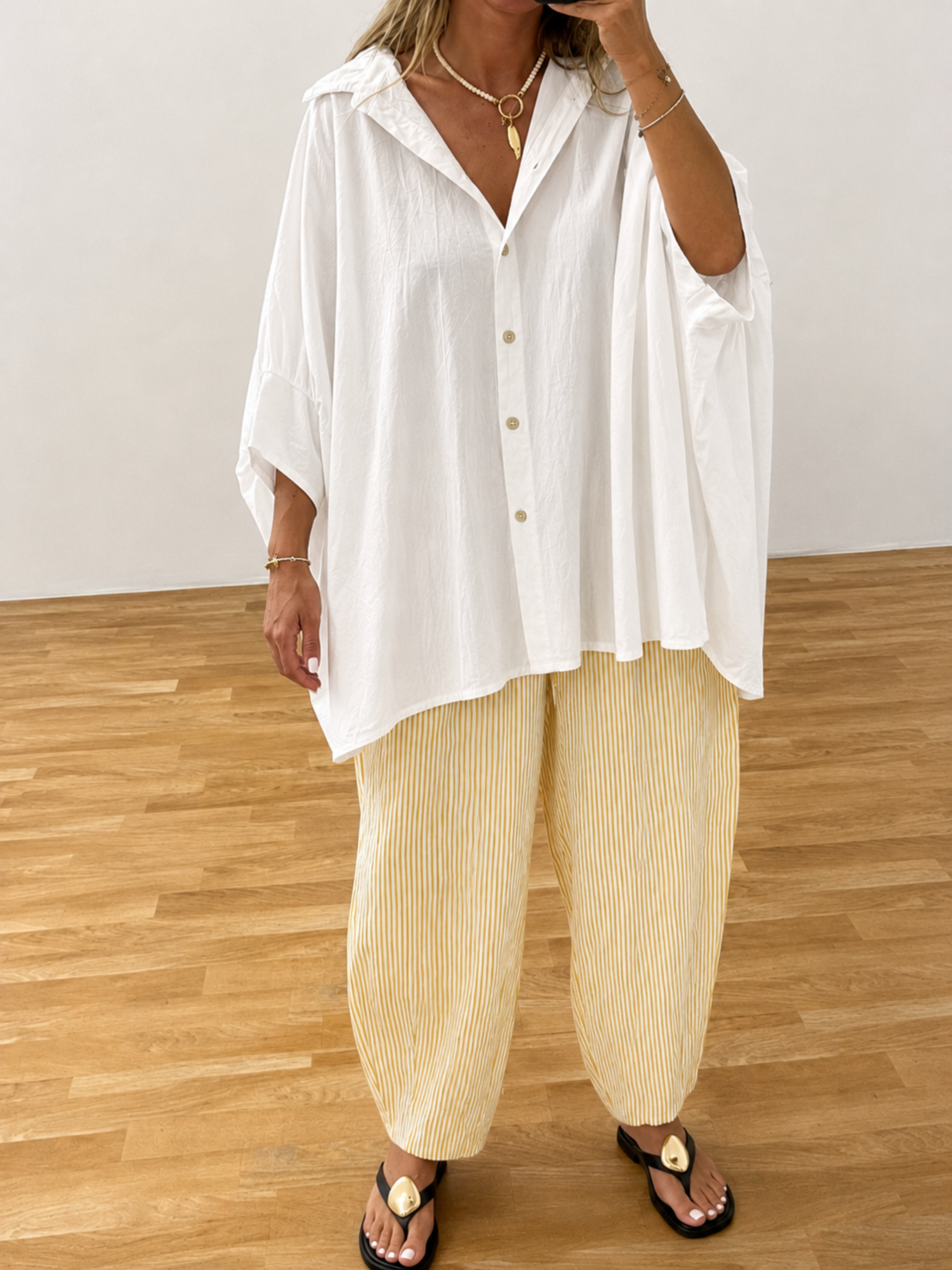 CAMISA CORTA ALGODÓN