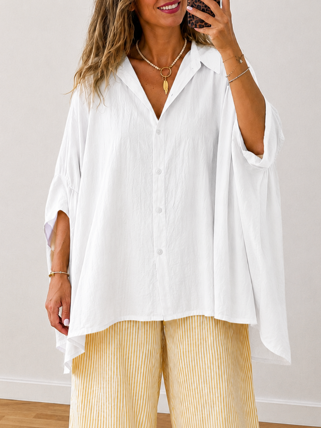 CAMISA CORTA ALGODÓN